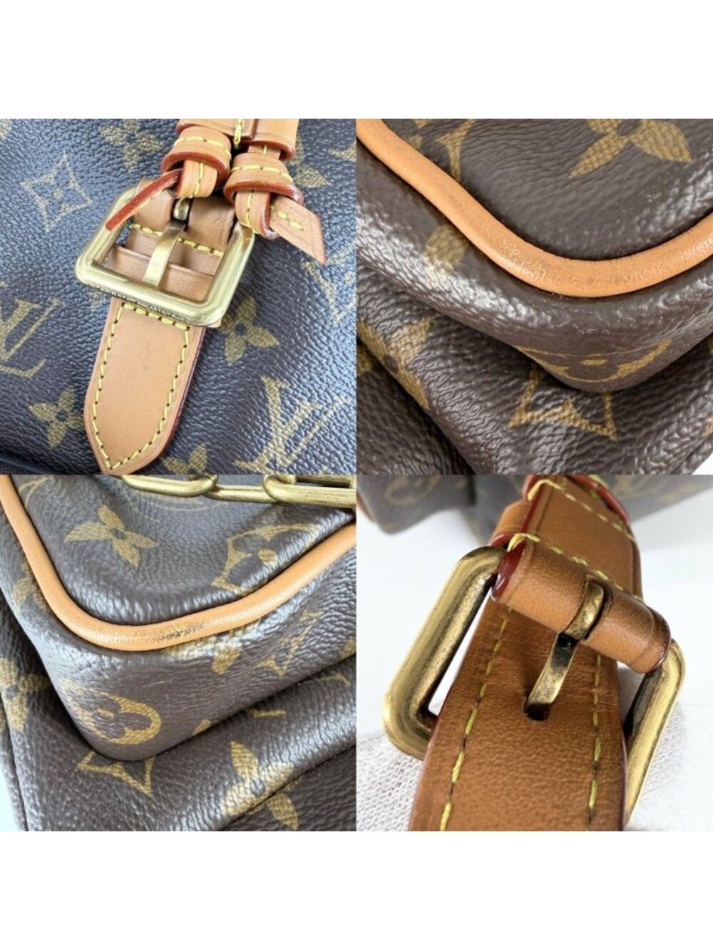 Louis Vuitton Backpack Trio Monogram Canvas Brown Gold - Picture 6 of 10